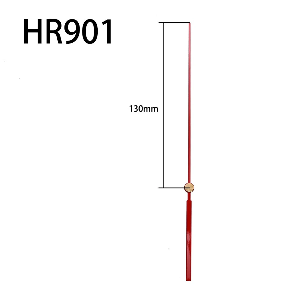 Wskazówka zegara HR901 Złota, czerwona sekunda